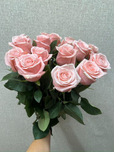 Букет из 15 розовых роз Зеленогорск Красноярский край