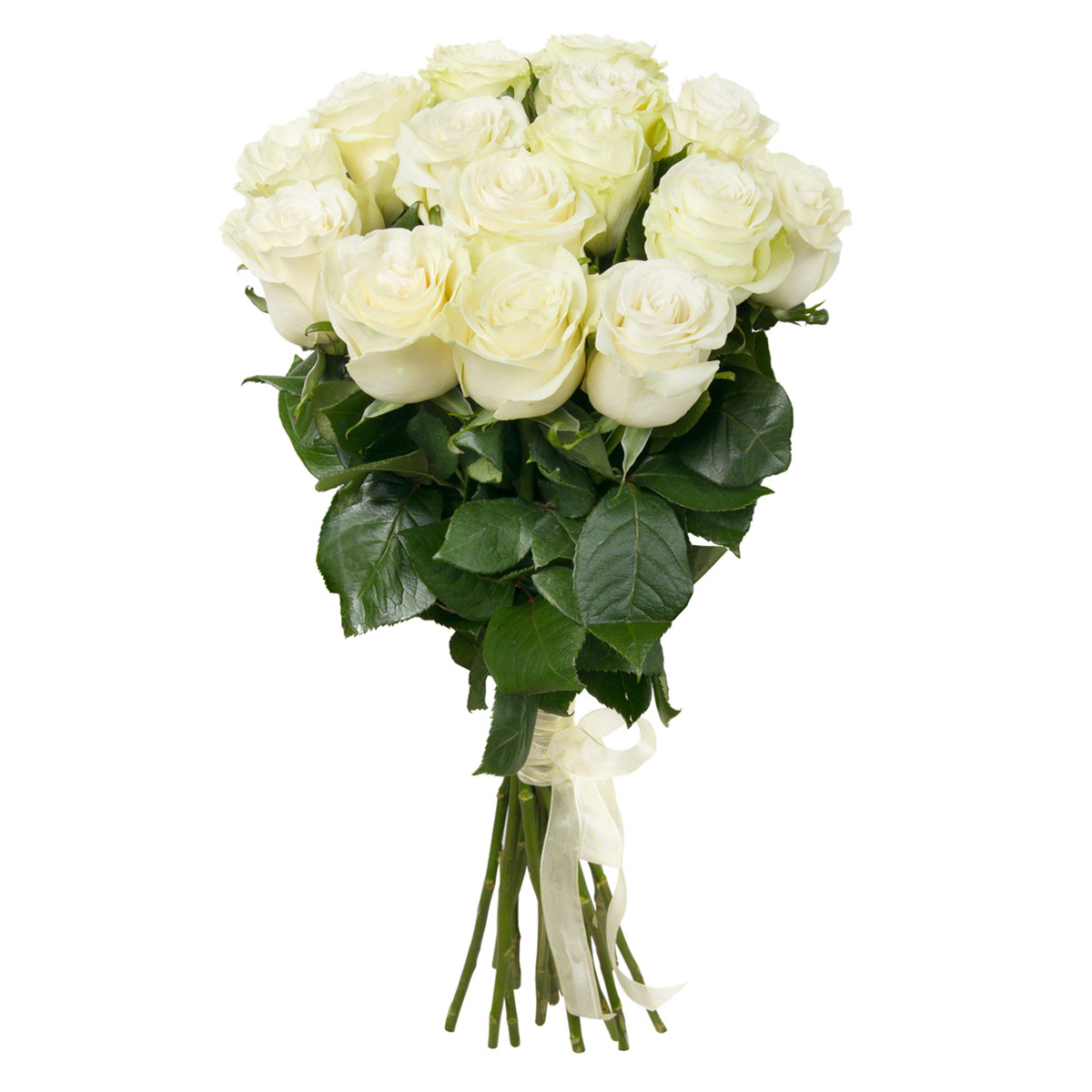 Букет из 15 белых роз в Зеленогорске Красноярского края